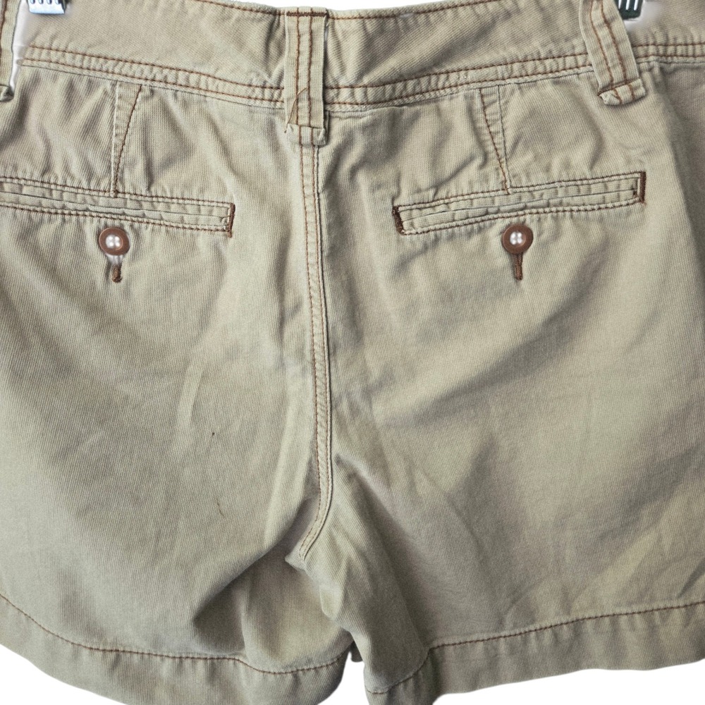 Polo Jeans Co Ralph Lauren Khaki Cargo Shorts Womens Size‎ 6 Cotton Utility - Picture 8 of 8